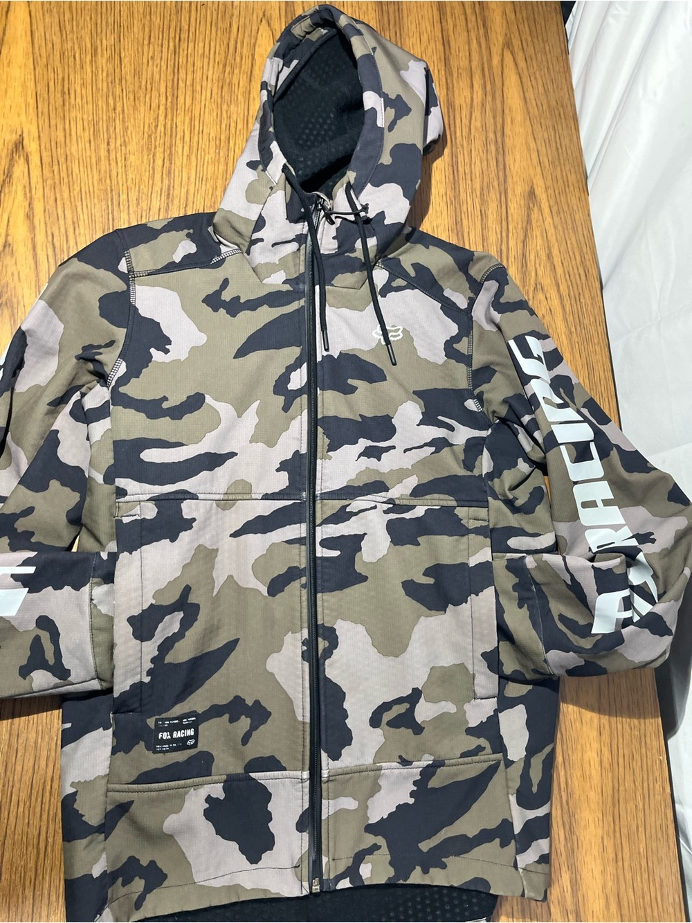 Fox Racing  Camo  Jacket Size M Anorak Mx Moto X Mtb Durable Packable MXF-02-74
